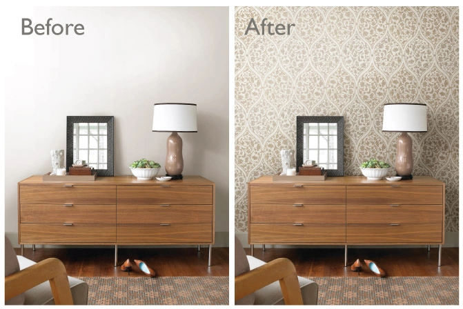 Historic home wallpaper restoration service in New York