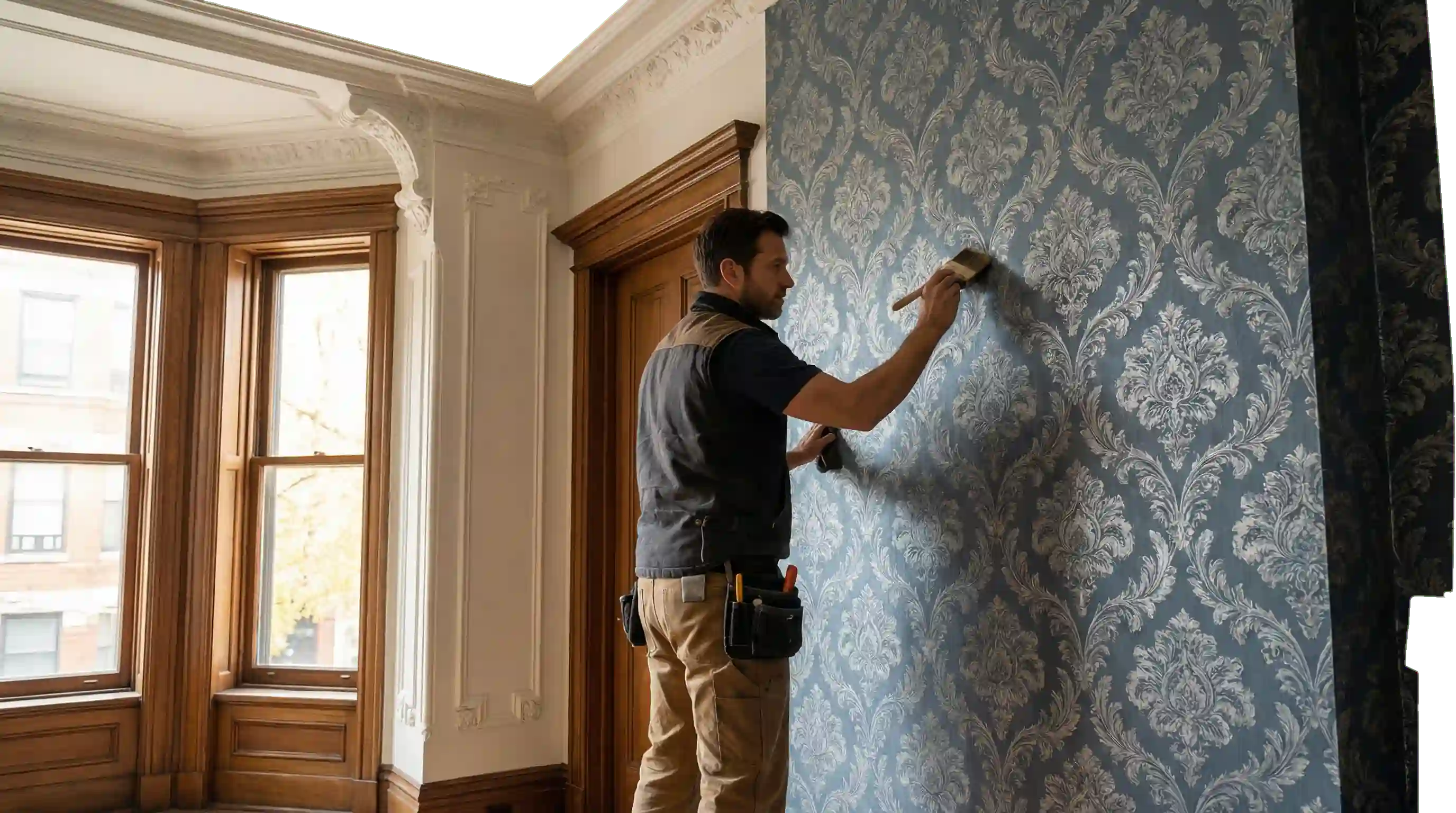 Wallcovering project in Rochester NY